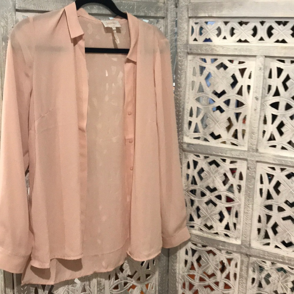 Dusty rose blouse